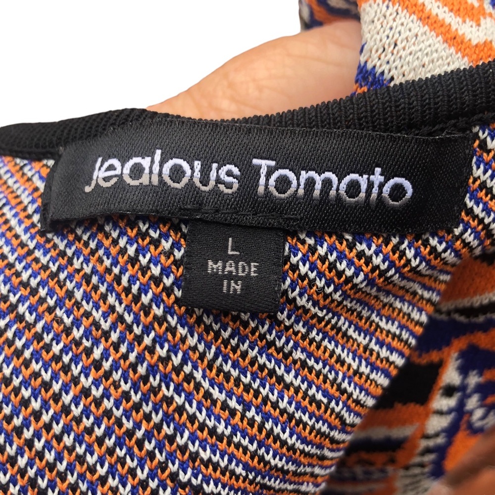 Jealous Tomato Printed Bodycon Dress size Large - Picture 6 of 10